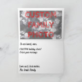 Carte de Noël Arc-en-ciel personnalisée (Intérieur)