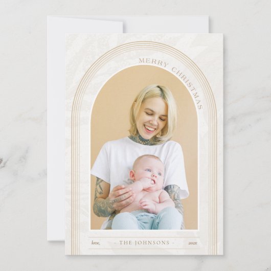 Carte de Noël Arc moderne (Devant)