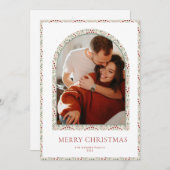 Carte de Noël Arc Moderne (Devant / Derrière)