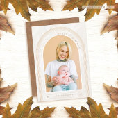 Carte de Noël Arc moderne