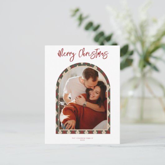 Carte de Noël Arc Moderne (Debout devant)