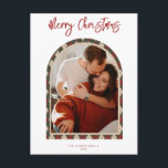 Carte de Noël Arc Moderne<br><div class="desc">Créez une impression durable cette saison avec une carte de vacances unique. Ce modèle simple et moderne présente un design moderne et propre. Customisez-le avec vos informations et faites-le vous-même !</div>