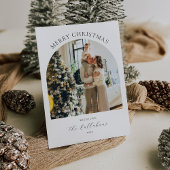 Carte de Noël Arch Photo avec Collage Photo