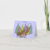Carte de Noël Arctic Reindeer (Dos)