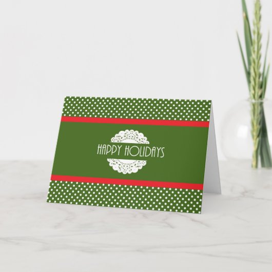 Carte de Noël Art déco (Devant)
