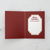 Carte de Noël Art déco retro vintage (Intérieur)