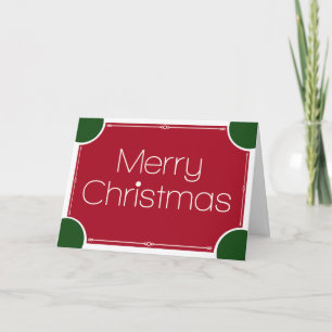 Carte de Noël Art déco simple