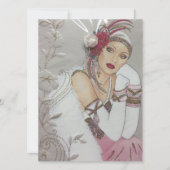 Carte de Noël Art déco vintage (Devant)