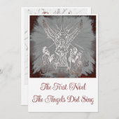 Carte de Noël Art Maze Nativité (Devant / Derrière)