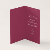 Carte de Noël Art Nouveau Reine des neiges Joyeux (Inside)