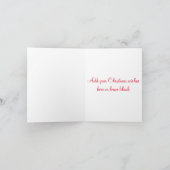 Carte de Noël - Art populaire scandinave de Noël (Intérieur)