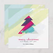 Carte de Noël artistique (Devant / Derrière)