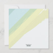 Carte de Noël artistique (Dos)