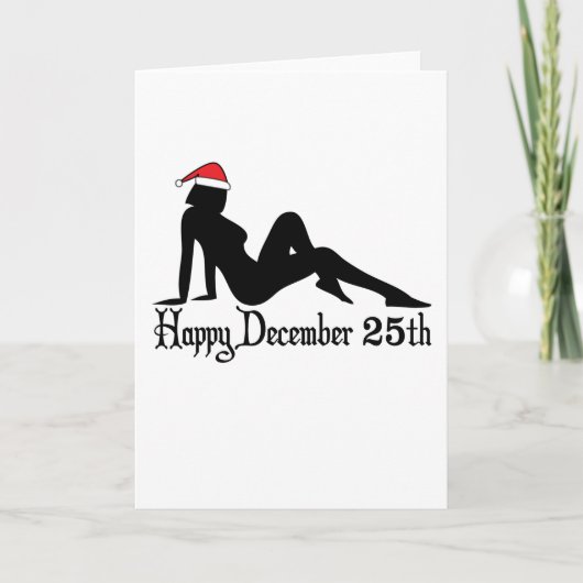 Carte de Noël athée (Devant)