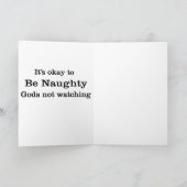 Carte de Noël athée (Intérieur)