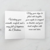 Carte de Noël au cacao chaud - Salutation de vacan (Intérieur)