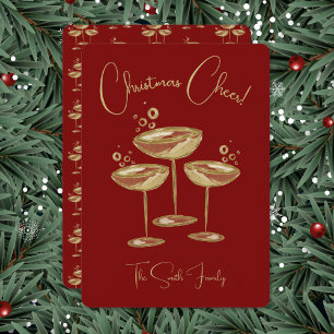 Carte de Noël au Champagne