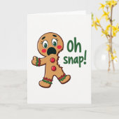 Carte de Noël au cookie fantaisiste (Fleur jaune)