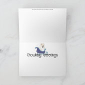 CARTE DE NOËL AU CRÉMÉ Chow AU-DESSUS DE LA RIVIÈR (Intérieur)