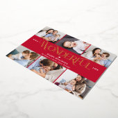 Carte de Noël au foil merveilleuse vie Carte de No (Rotation)