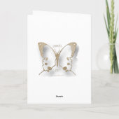 Carte de Noël au pin (Dos)