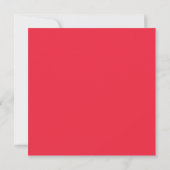 Carte de Noël au script Joyeux Noël rouge rose Hoh (Dos)