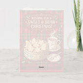 Carte de Noël au Shortbread Écossais (Dos)