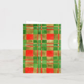 Carte de Noël au tartan MAC GREGOR (Dos)