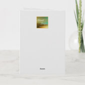 Carte de Noël aux bougies romantiques (Dos)