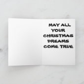 Carte de Noël aux palmiers (Intérieur)