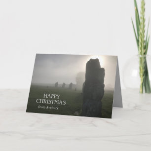Carte de Noël Avebury Wiltshire /OCCASION