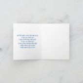 Carte de Noël avec agneau et étoile (Intérieur)