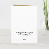 Carte de Noël avec angles observant Baby Jesus (Dos)