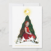 Carte de Noël avec arbre de la Nativité (Devant)