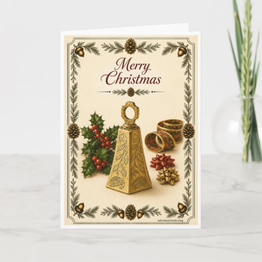 Carte de Noël - avec Cloche (Devant)