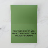 Carte de Noël avec colibri (Intérieur)