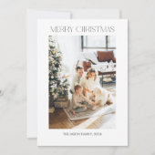 Carte de Noël avec collage de photo de famille Que (Devant)