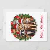 Carte de Noël avec des chatons mignons (Devant)