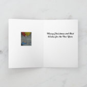 Carte de Noël avec des livres (Intérieur)