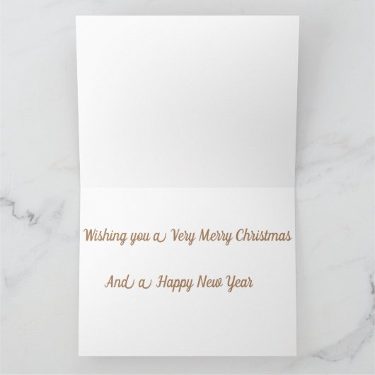 Carte de Noël avec Grotto et Nutcrackers (Intérieur)