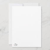 Carte de Noël avec image de cheval, cadeau de chev (Dos)
