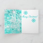 Carte de Noël avec impression de chat en média mix (Intérieur)
