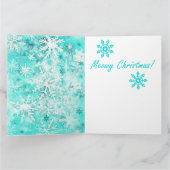 Carte de Noël avec Impression de Chat en Technique (Intérieur)