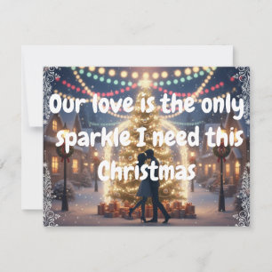 Carte de Noël avec mon amour
