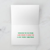 Carte de Noël avec nez d'âne (Intérieur)