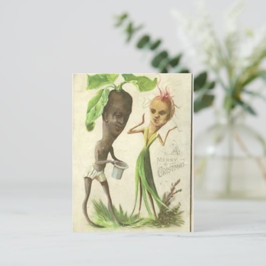 Carte de Noël avec Onion People (Debout devant)