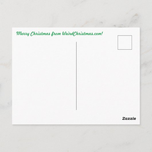 Carte de Noël avec Onion People (Dos)