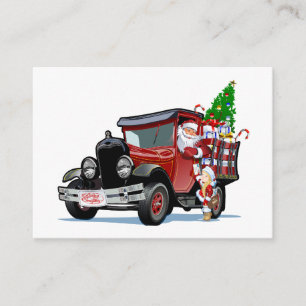 Carte de Noël avec Père Noël et Snow Maiden Postma