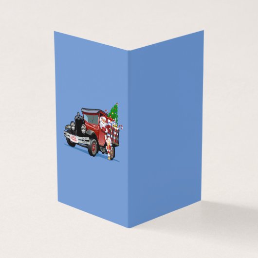 Carte de Noël avec Père Noël et Snow Maiden Postma (Outside)