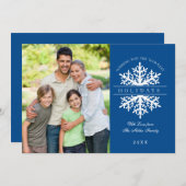 Carte de Noël avec photo (Devant / Derrière)